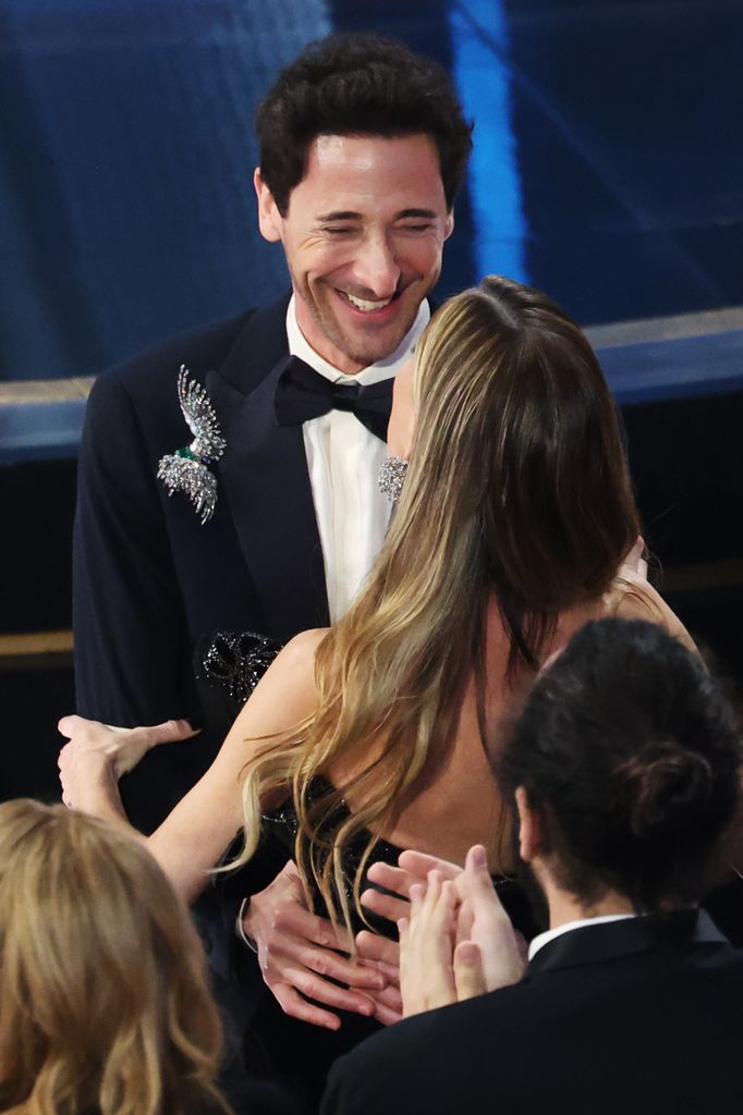 Adrien Brody, Georgina Chapman at the 97th Oscars