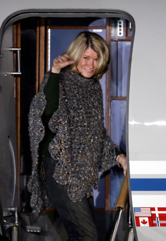 Martha Stewart after her release from the Alderson federal prison camp.