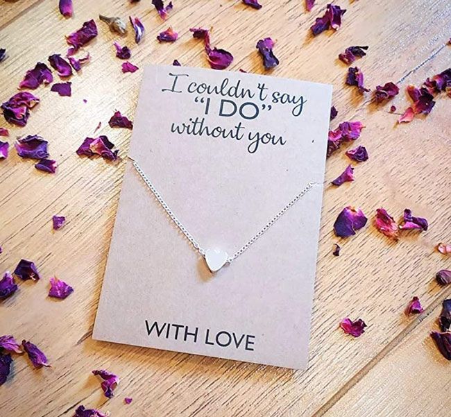 necklace bridesmaid proposal