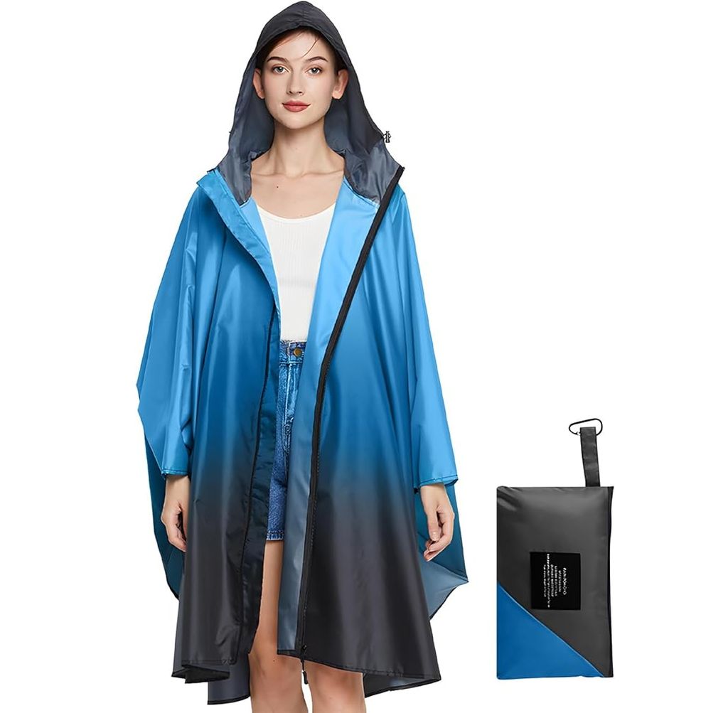 Amazon SOPPY Lightweight Waterproof Rain Poncho