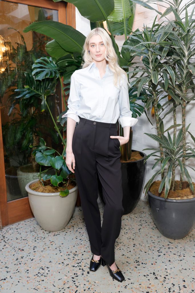 Elizabeth Debicki attends the Glamour & Tory Burch Luncheon Celebrating the Emmys at Soho House
