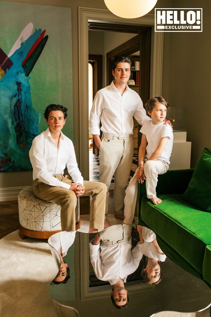 Camilla Austad Knutsen's children pictured at Oslo home