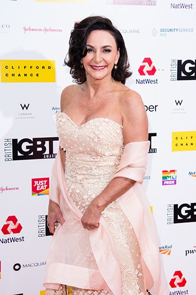 shirley ballas on the red carpet