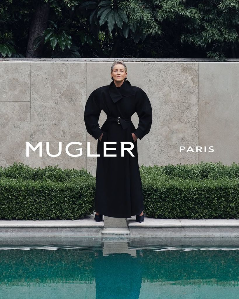 Sharon Stone pour Mugler