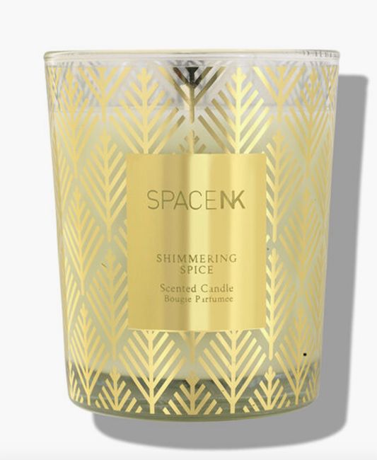 space nk shimmering spice 2022 christmas candle