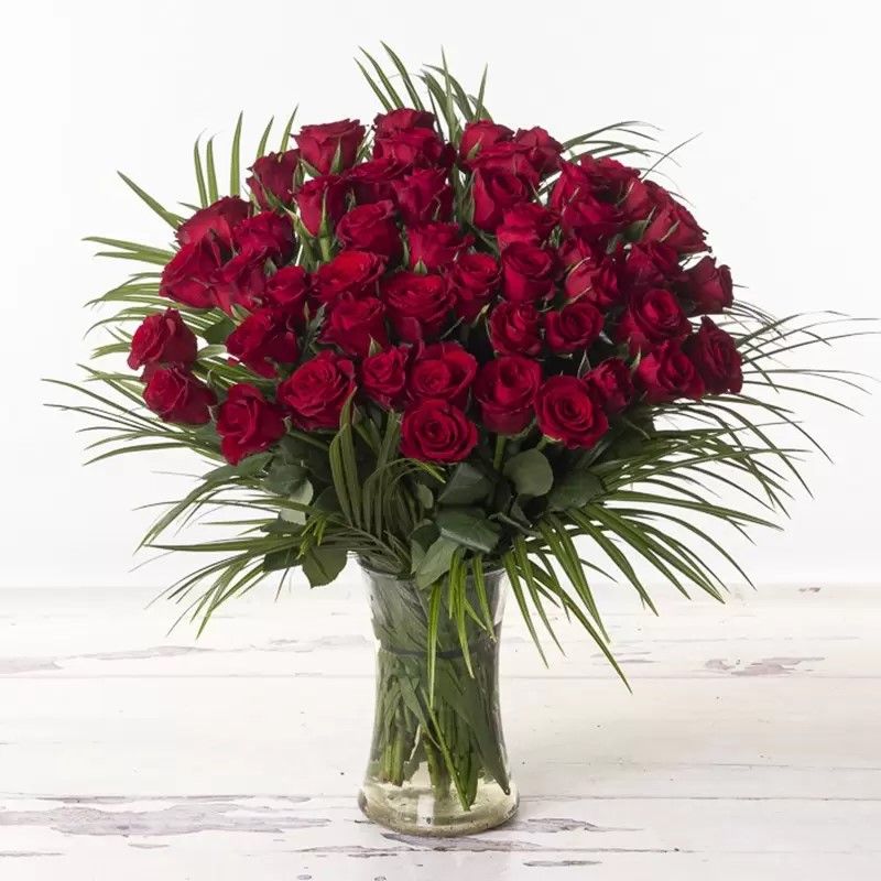 50 Luxury Red Roses - Appleyard London