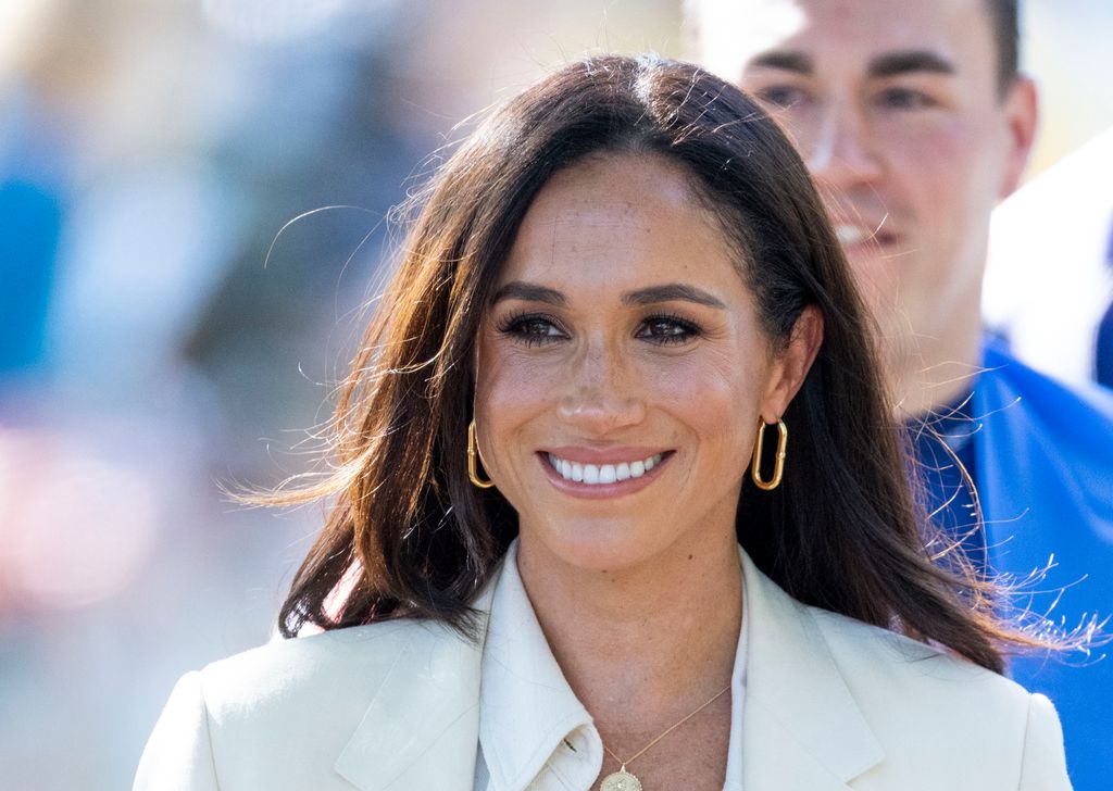 Meghan Markle smiling