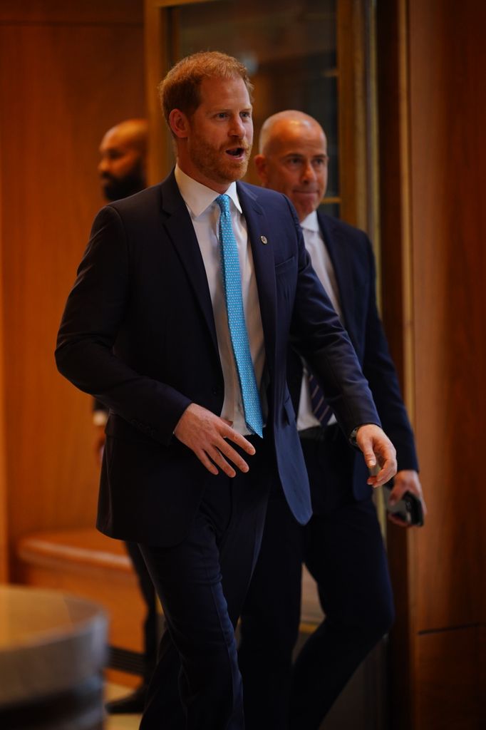 Prince Harry walking