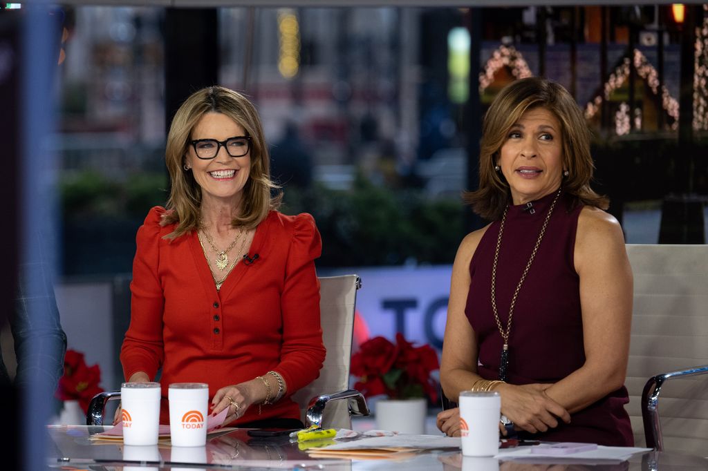 Today Show stars Hoda Kotb and Savannah Guthrie 