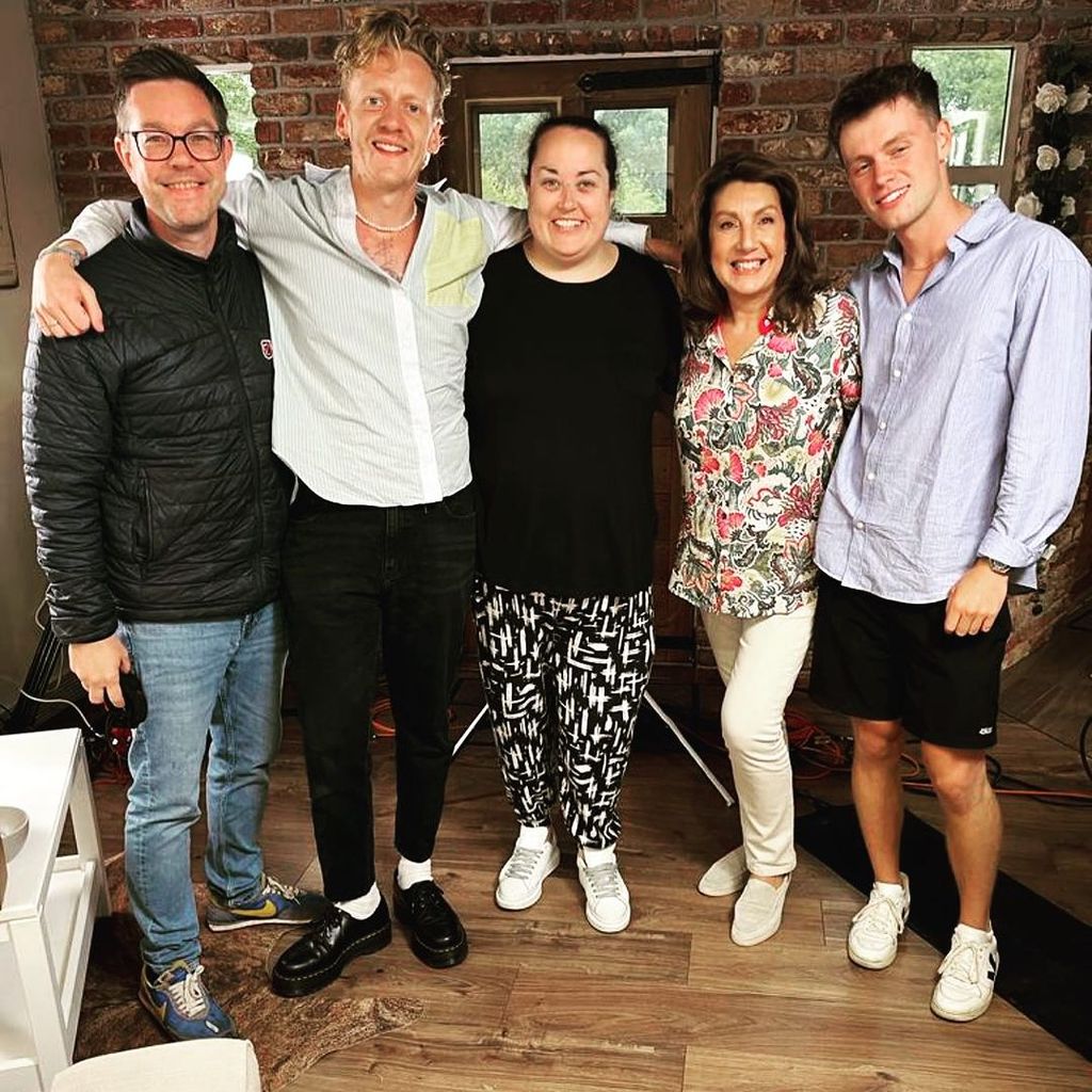 Jane McDonald shared this photo from inside her home with Gogglebox film crew