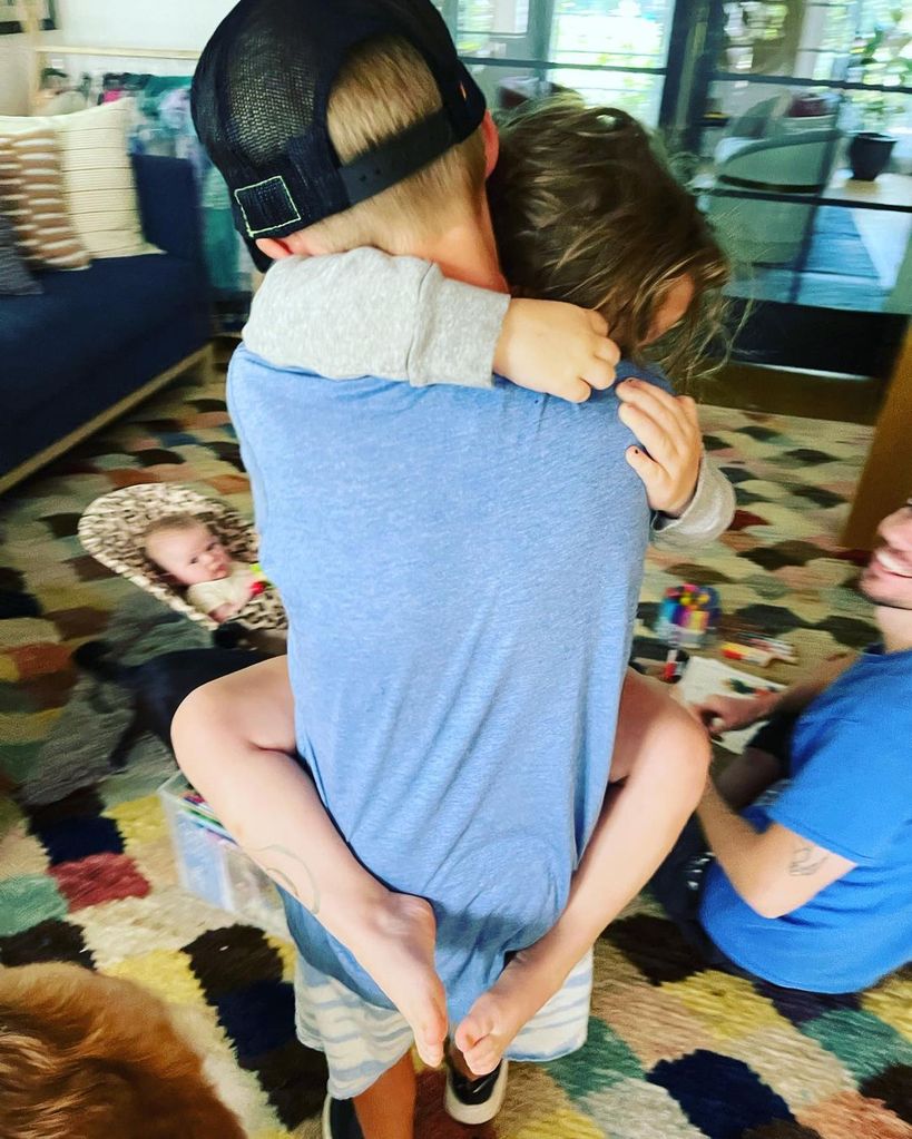 Hilary Duff's three children on her Instagram with husband Matthew Koma