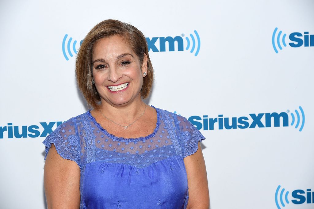 Gymnast Mary Lou Retton visits at SiriusXM Studio on August 9, 2016 in New York City.
