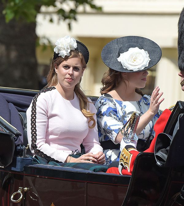 princess eugenie trooping the colour princess beatrice
