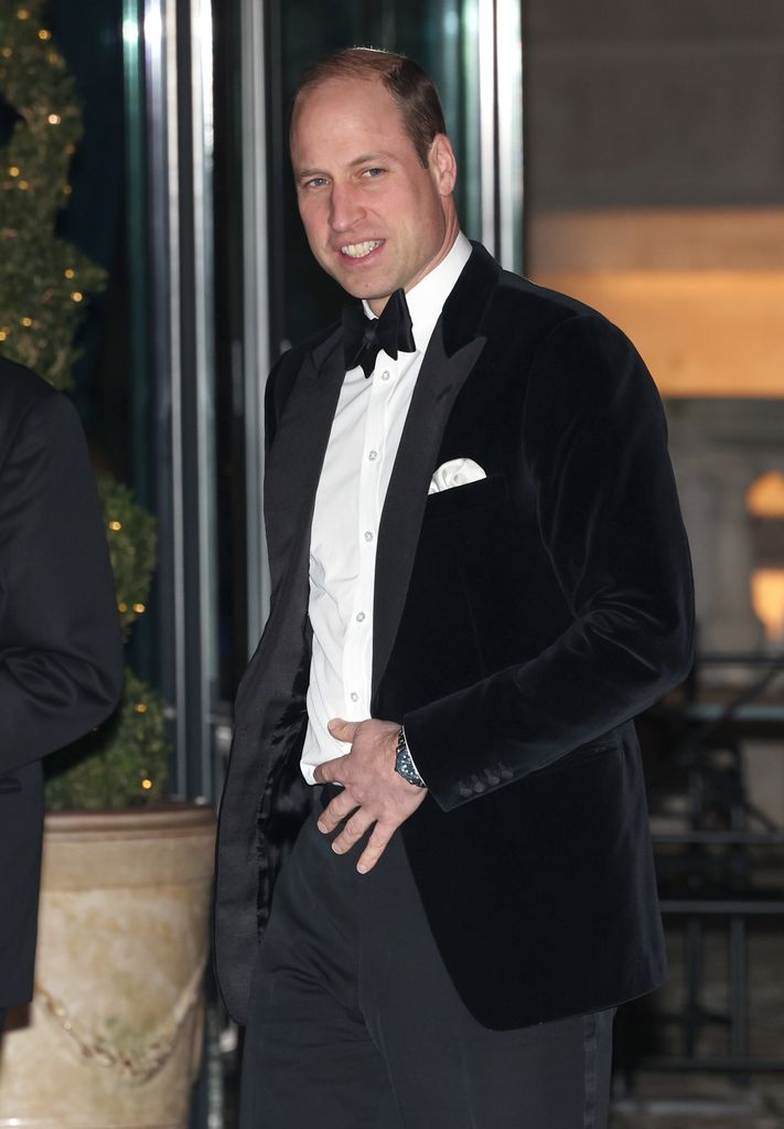 Prince William in a tuxedo