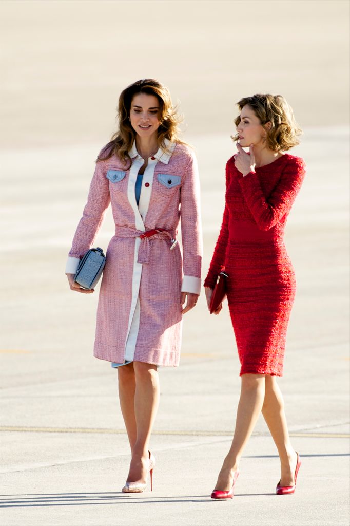 queen rania and queen letizia in madrid 