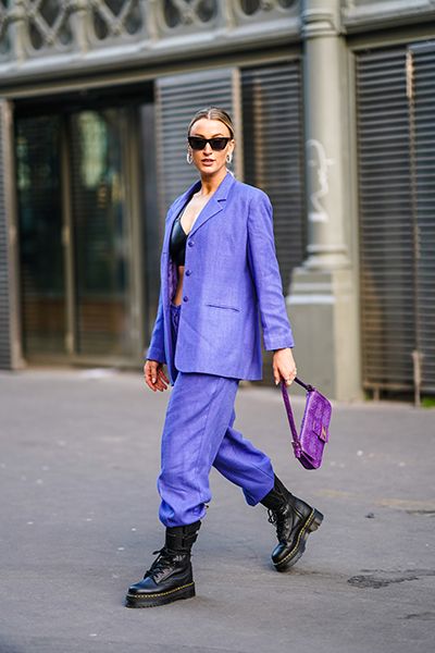 Doc Martens Purple Suit
