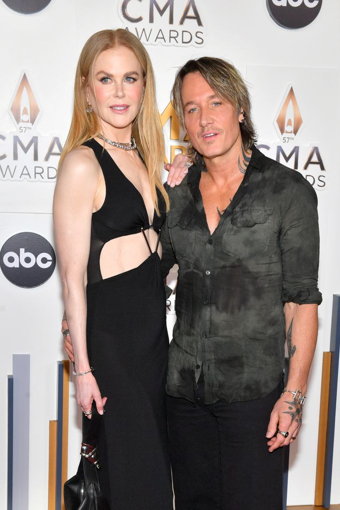 nicole kidman keith urban red carpet cma