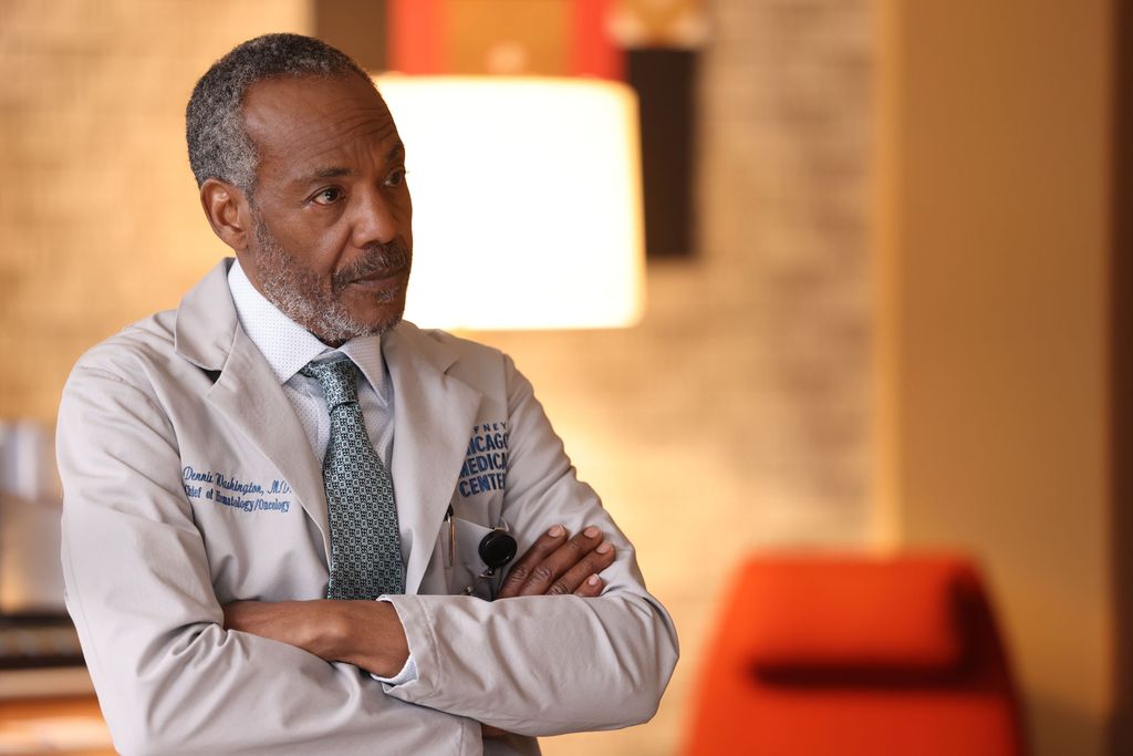 John Earl Jenks as Dr. Dennis Washington on Chicago Med season 9