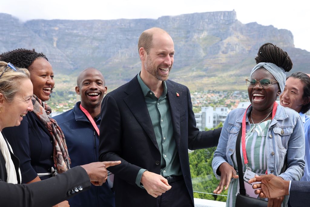 Prince William with the Table Mountain in the background 