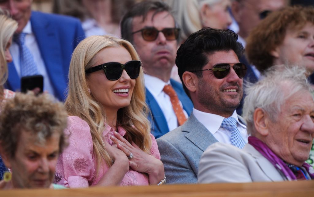 Katherine Jenkins and Andrew Levitas in the Royal Box