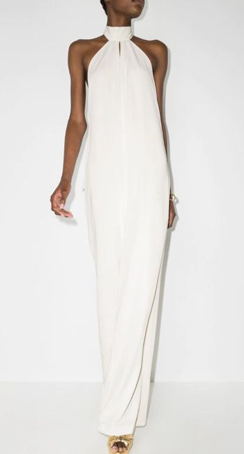 halterneck jumpsuit