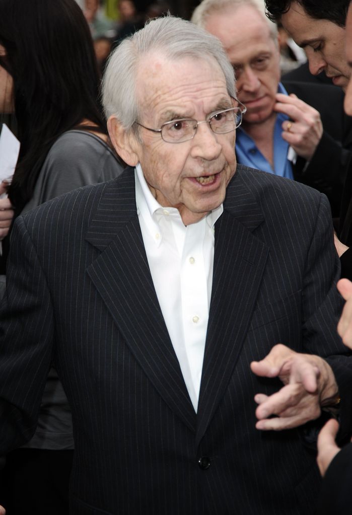 Actor Tom Bosley arrives at the premiere of The Back-up Plan held at Regency Village Theatre on April 21, 2010 