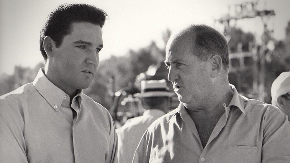 Elvis Presley and Colonel Tom Parker