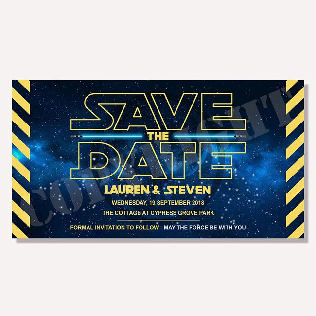 star wars save the date