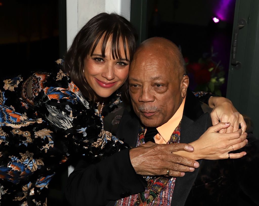 ashida Jones and Quincy Jones attend Common's 5th Annual Toast to the Arts  at Ysabel on February 22, 2019 in West Hollywood, California