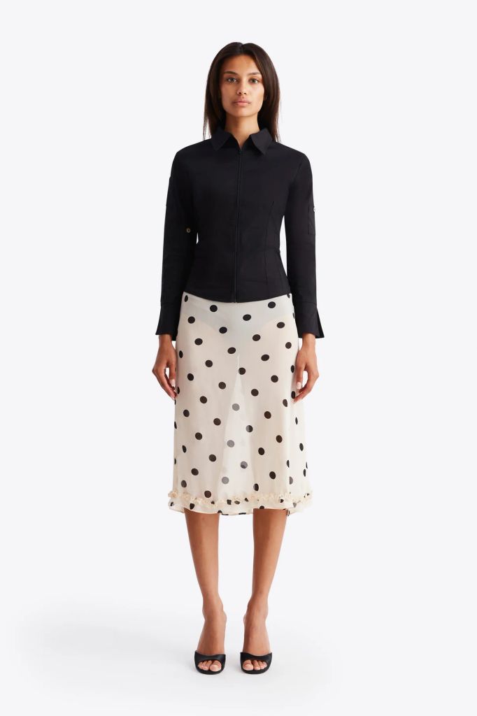 Susamusa polka dot skirt