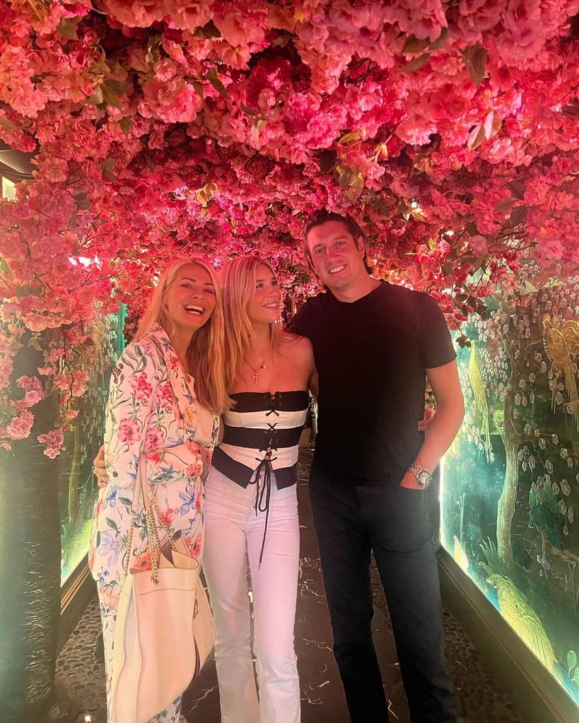 Tess Daly and Vernon Kay with their daughter Phoebe