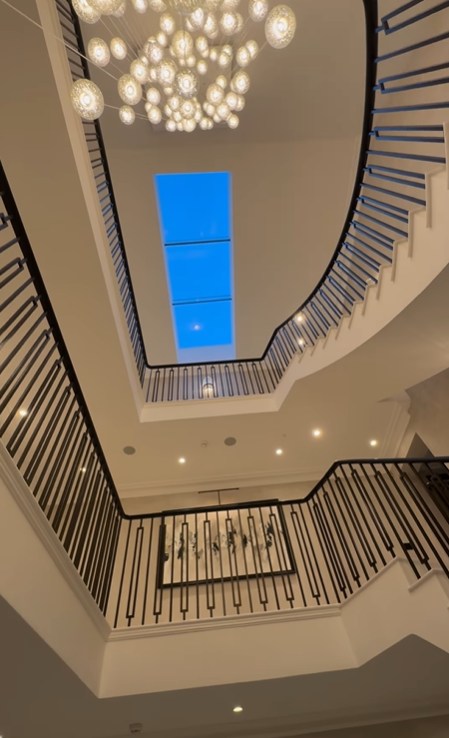 stairs going over two floors