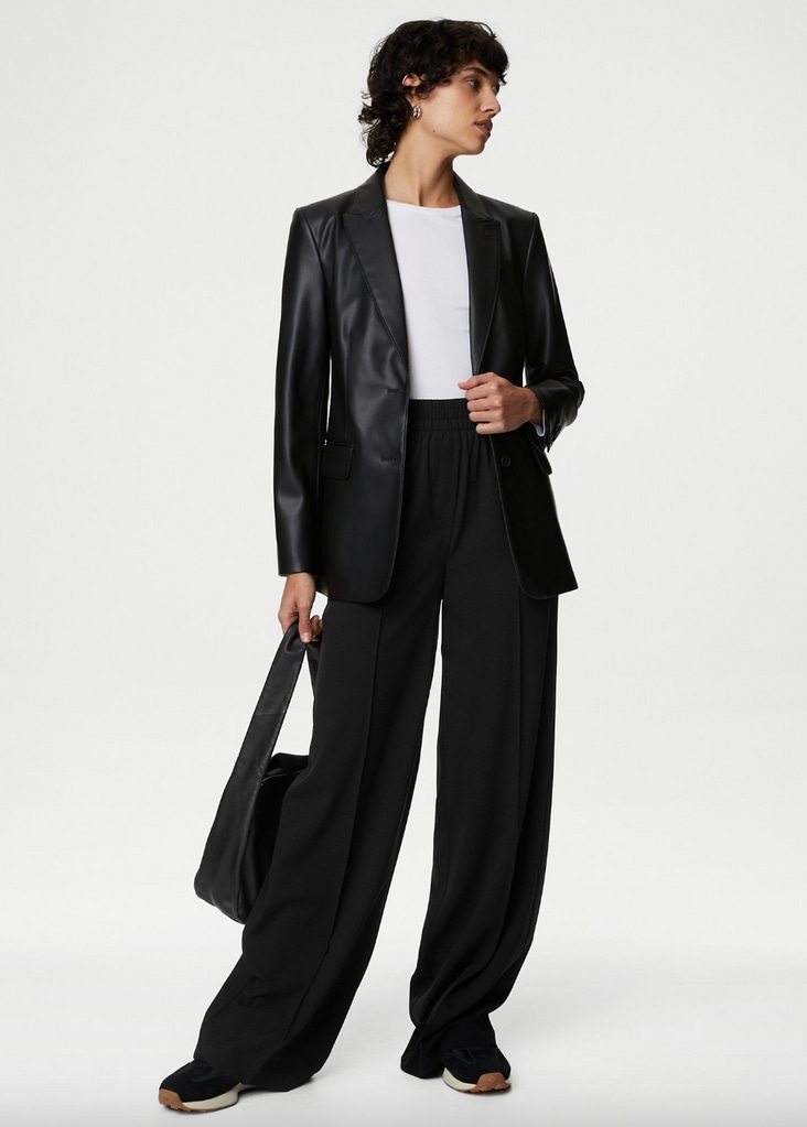 Proenza Schouler White Label Technical Suiting Wide Leg Trousers - Woo –  The Frankie Shop