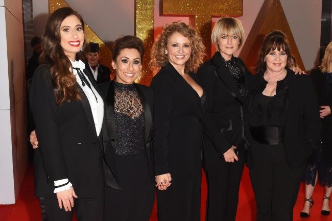 loose women cast trouser suits awards show