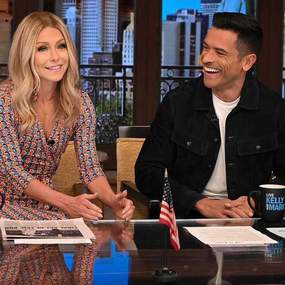 Kelly and Mark co-host Live with Kelly and Mark