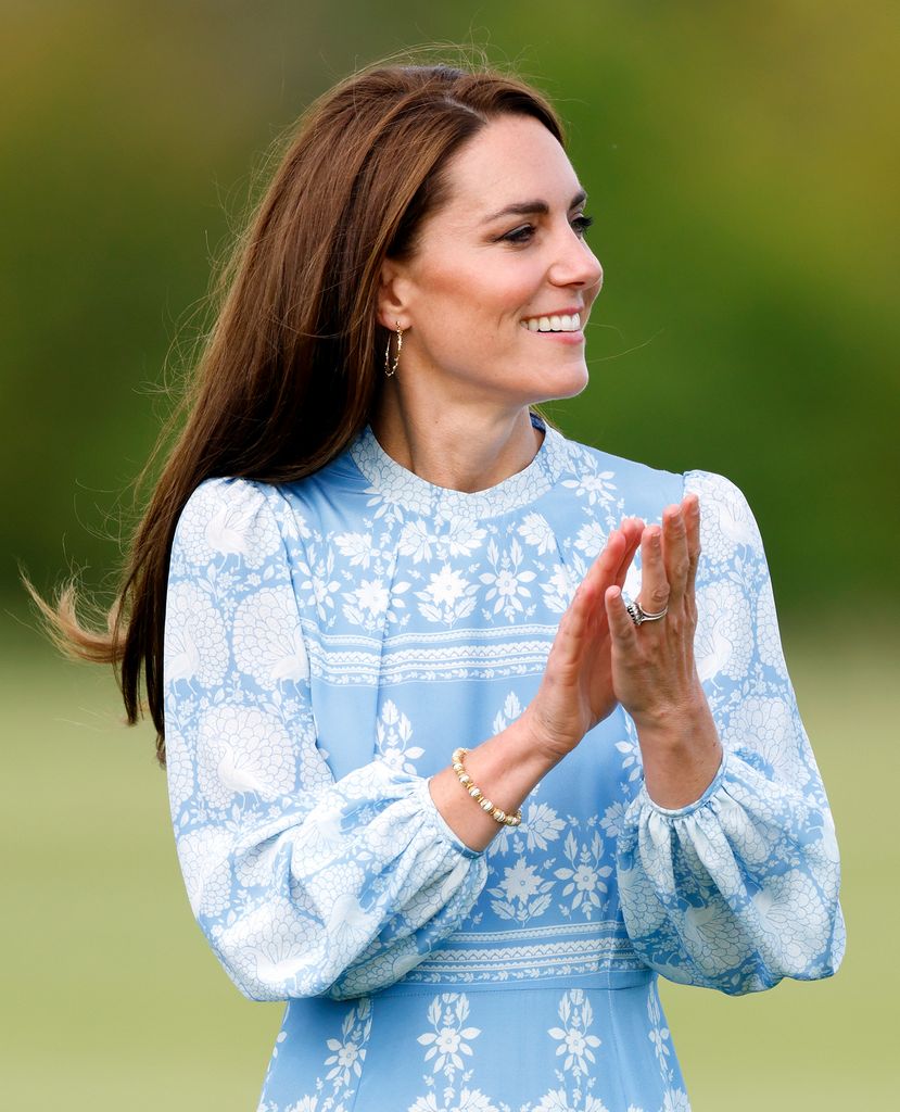 Kate Middleton blue floral dress