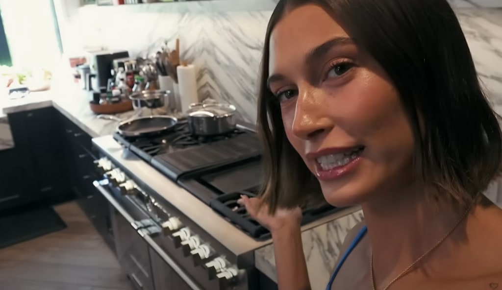 Hailey Bieber's kitchen at home with Justin is surprisingly humble