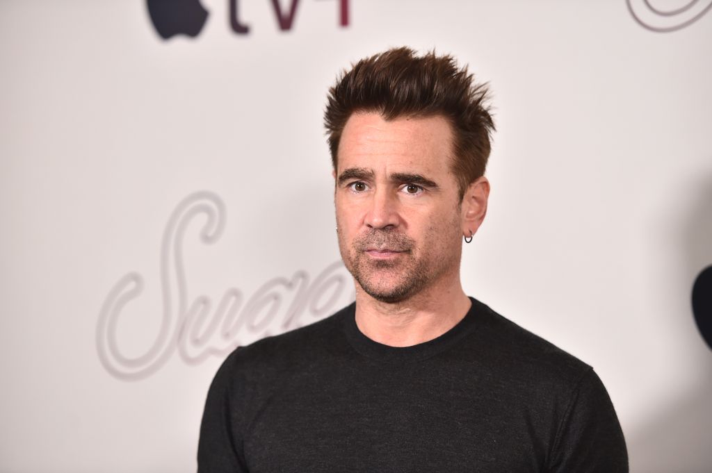 LOS ANGELES, CALIFORNIA - MARCH 12: Colin Farrell attends a Photo Call For Apple TV+'s "Sugar" at Four Seasons Hotel Los Angeles at Beverly Hills on March 12, 2024 in Los Angeles, California. (Photo by Alberto E. Rodriguez/Getty Images)