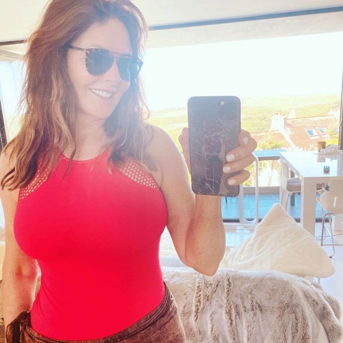 Carol Vorderman Sends Fans Wild In Skintight Bodysuit Hello 5393