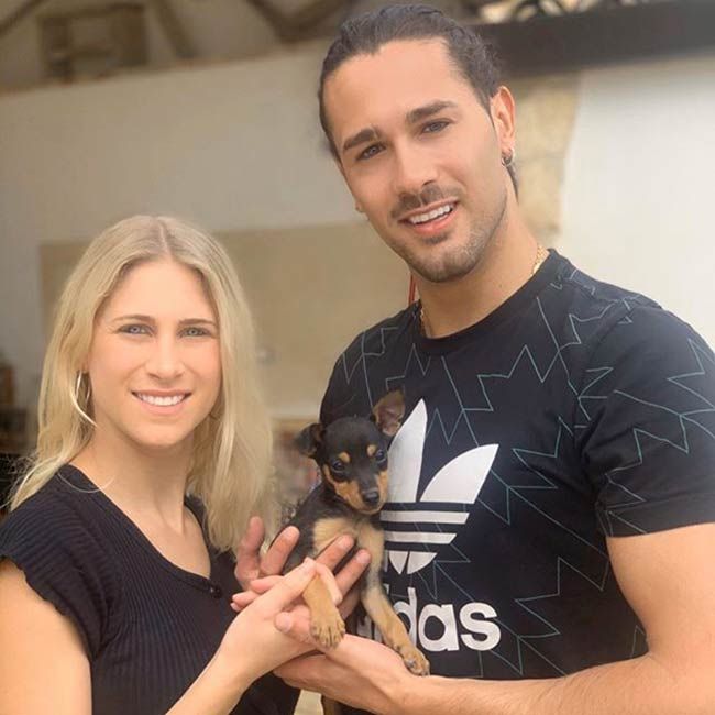 giada and graziano with dog rio