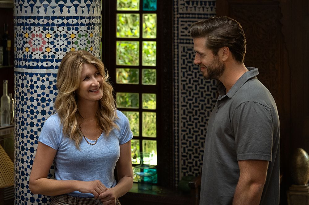 Laura Dern and Liam Hemsworth in the lonely planet