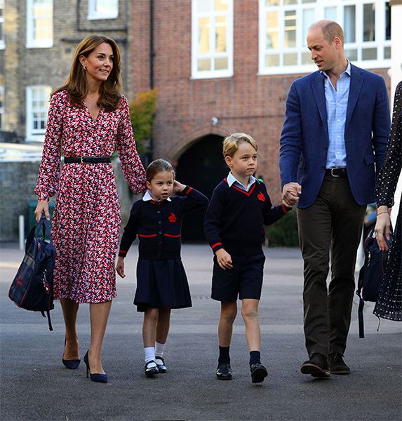 princess charlotte first day of school