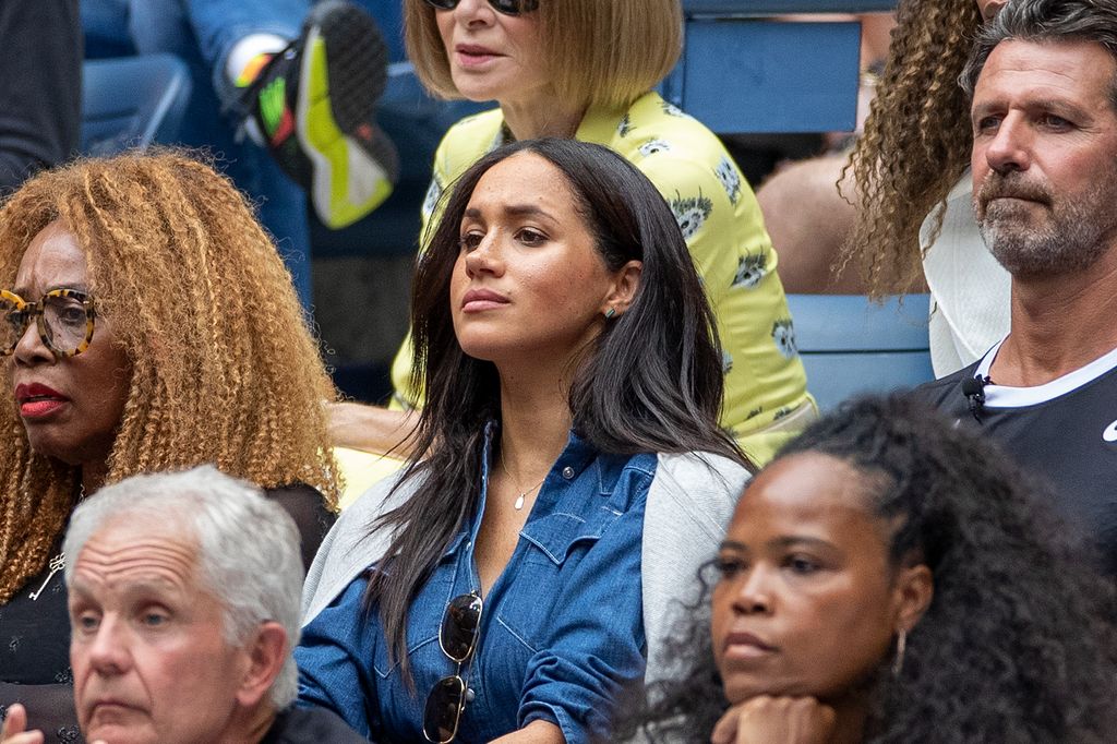 Meghan wore the same VB aviators at the US open in 2019