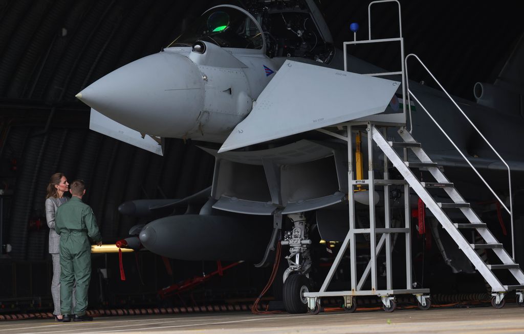 Kate paid her first visit to RAF Coningsby as Honorary Air Commodore 
