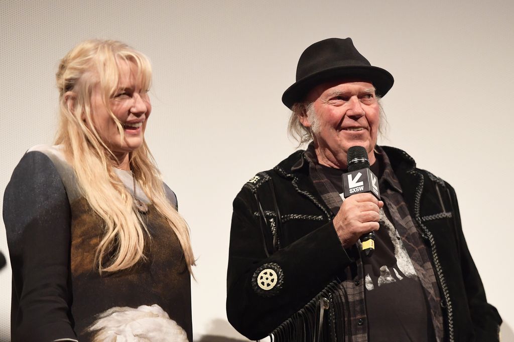 Daryl Hannah and Neil Young attend the "Paradox" Premiere 2018 SXSW Conference and Festivals at Paramount Theatre on March 15, 2018 in Austin, Texas.