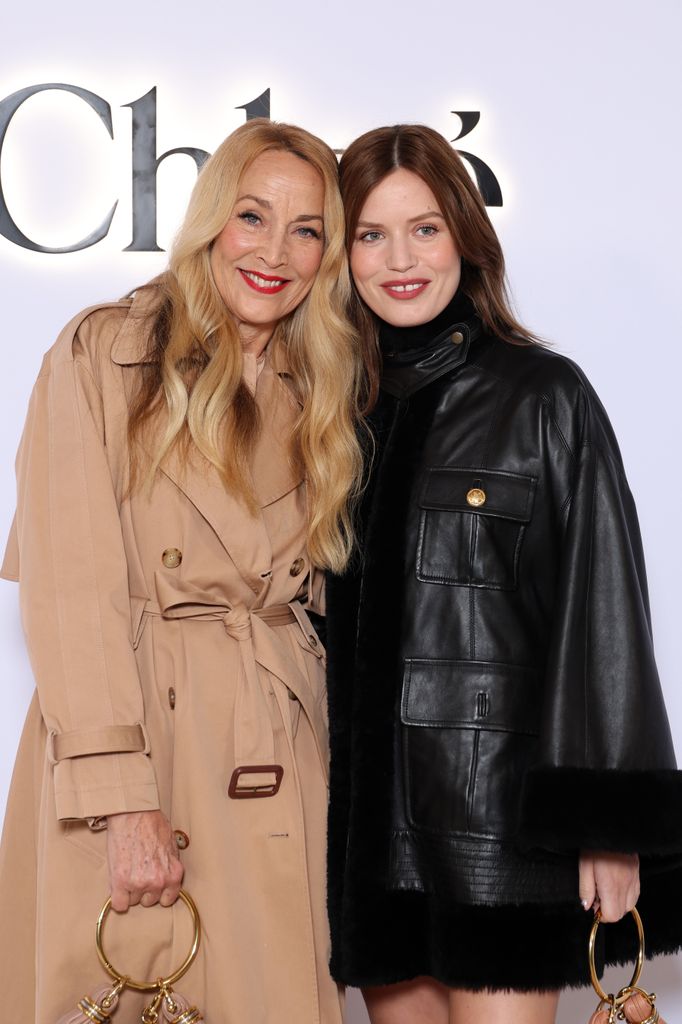 mother and daughter at fashion show