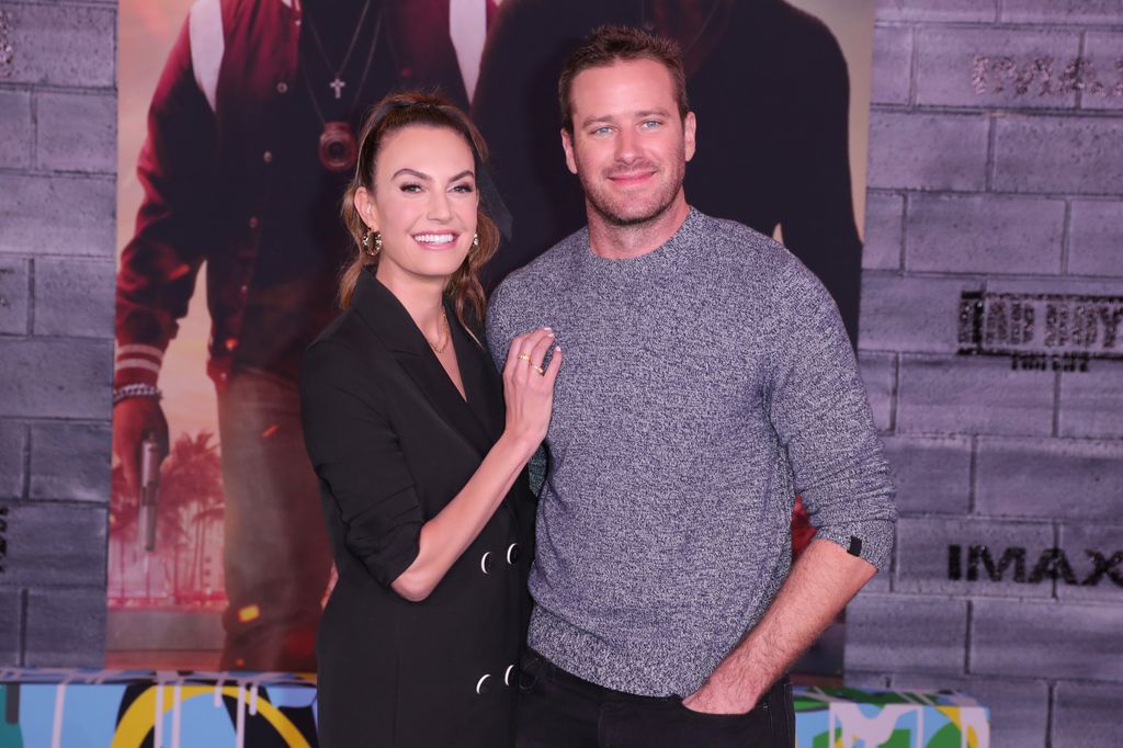Elizabeth Chambers and Armie Hammer attend Premiere Of Columbia Pictures' Bad Boys For Life