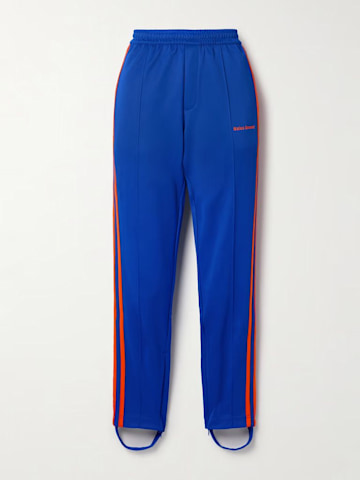 ADIDAS ORIGINALS
+ Wales Bonner embroidered striped recycled-jersey track pants