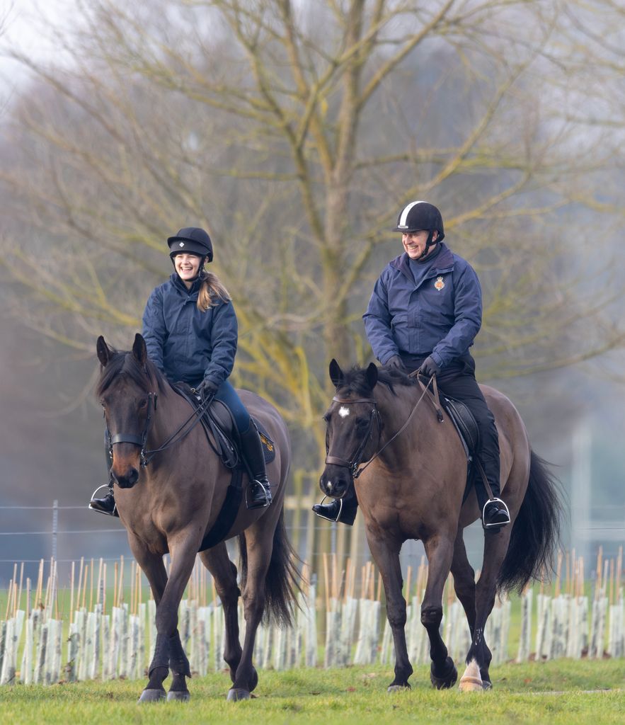 prince andrew riding horse