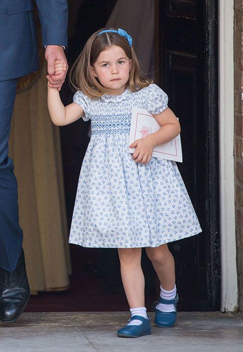 princess charlotte middle parting